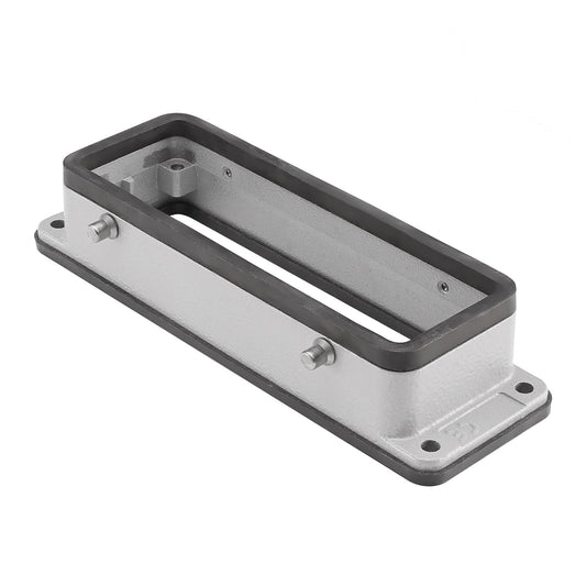 ILME rectangle MP 24, metal-, Add-on housing, flat, 4 bolts, pilkas