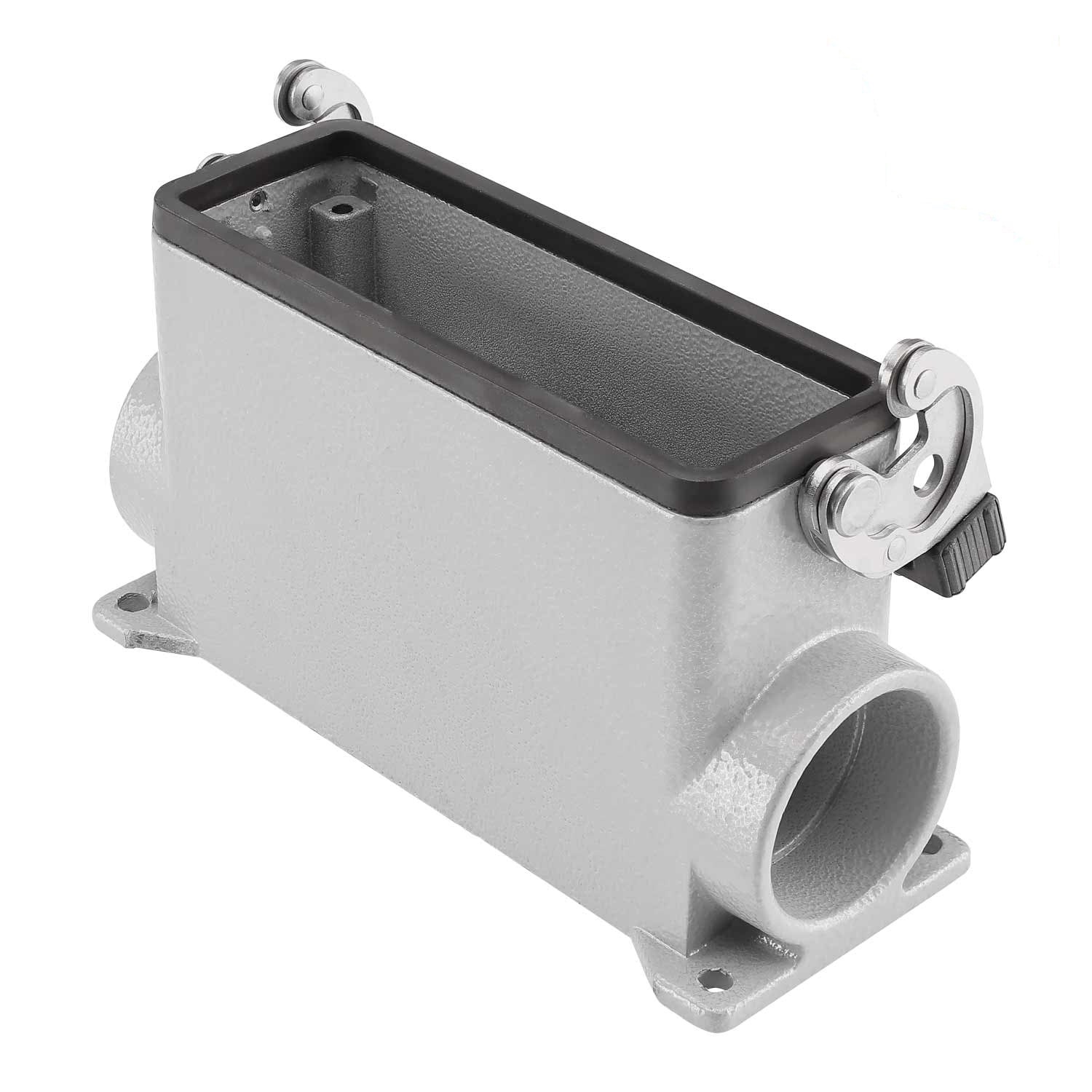 ILME rectangle MP 24, metal-, Surface-mounted housing high, 1 clamp, pilkas