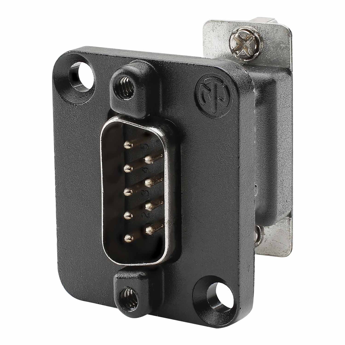 NEUTRIK® | SUB-D 9-pole lizdas/SUB-D 9-pole kištukas Type D, juodas