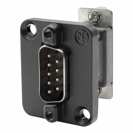 NEUTRIK® | SUB-D 9-pole lizdas/SUB-D 9-pole kištukas Type D, juodas