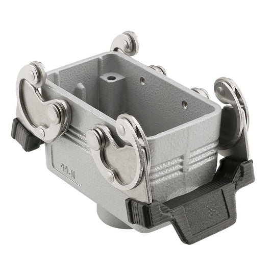 ILME rectangular MP 10, metal-, Sleeve housing, 4 bolts, pilkas