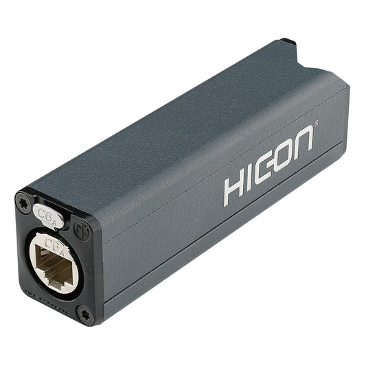 HICON | RJ45 lizdas tiesi, juodas