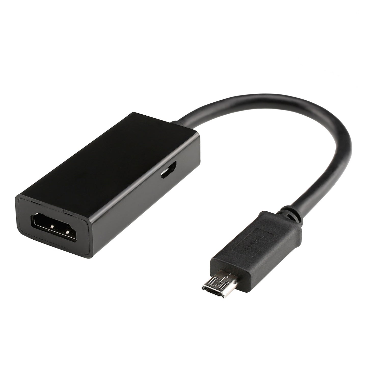 Adapter | USB micro kištukas/HDMI lizdas tiesi, juodas