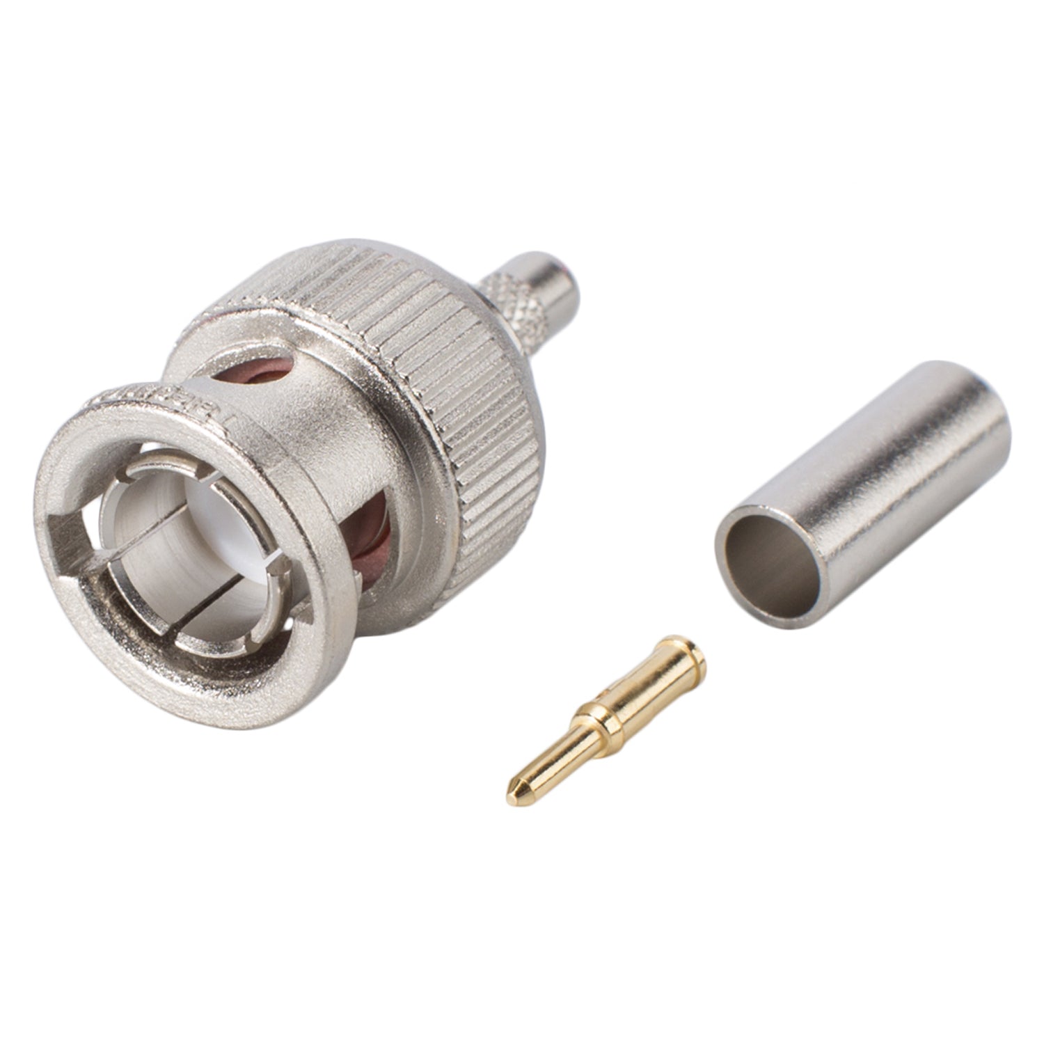 Telegärtner BNC crimp-kištukas jungtis, tiesi, nickel