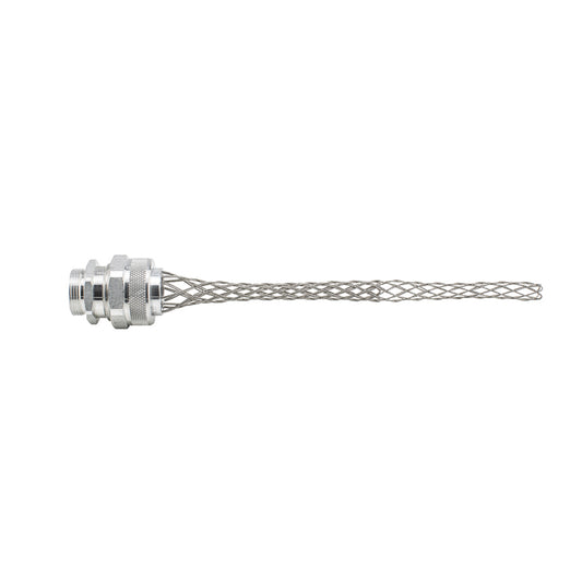 Strain relief, PG21 screw connection for PG Thread, metal, pilkas, Sleeve support, steel netting mesh