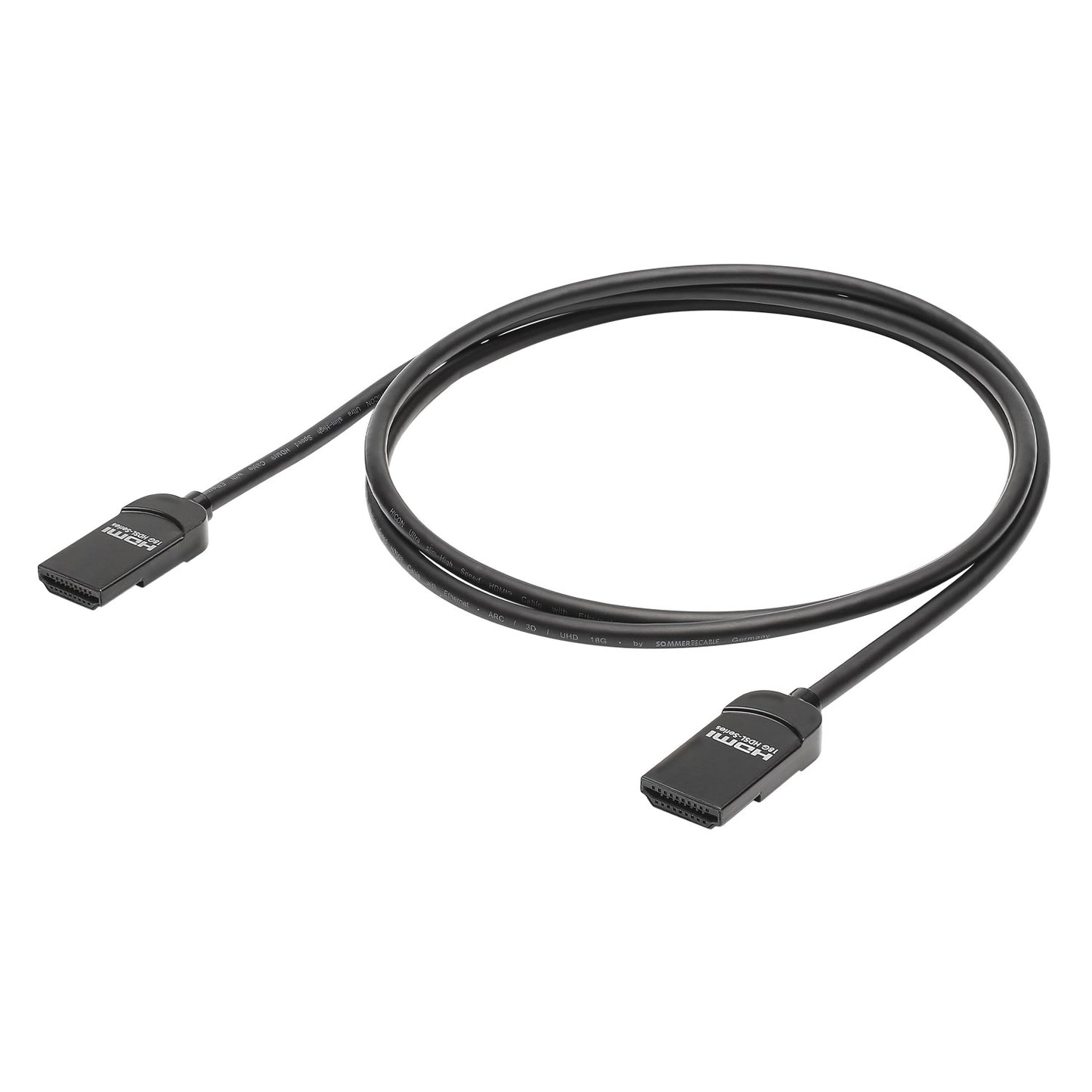 Hdmi® highspeed-cable with ethernet & arc, 4k 18g, 3,6mm | HDMI® A / HDMI® A, HICON