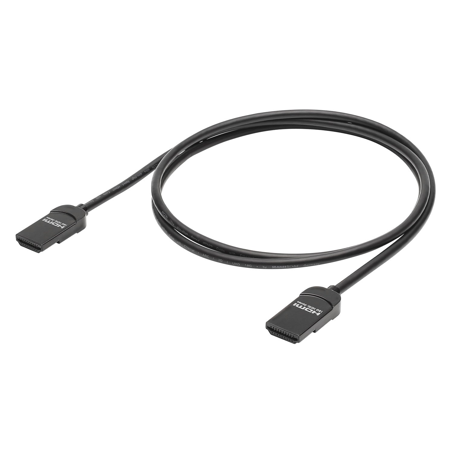 Hdmi® highspeed-cable with ethernet & arc, 4k 18g, 3,6mm | HDMI® A / HDMI® A, HICON