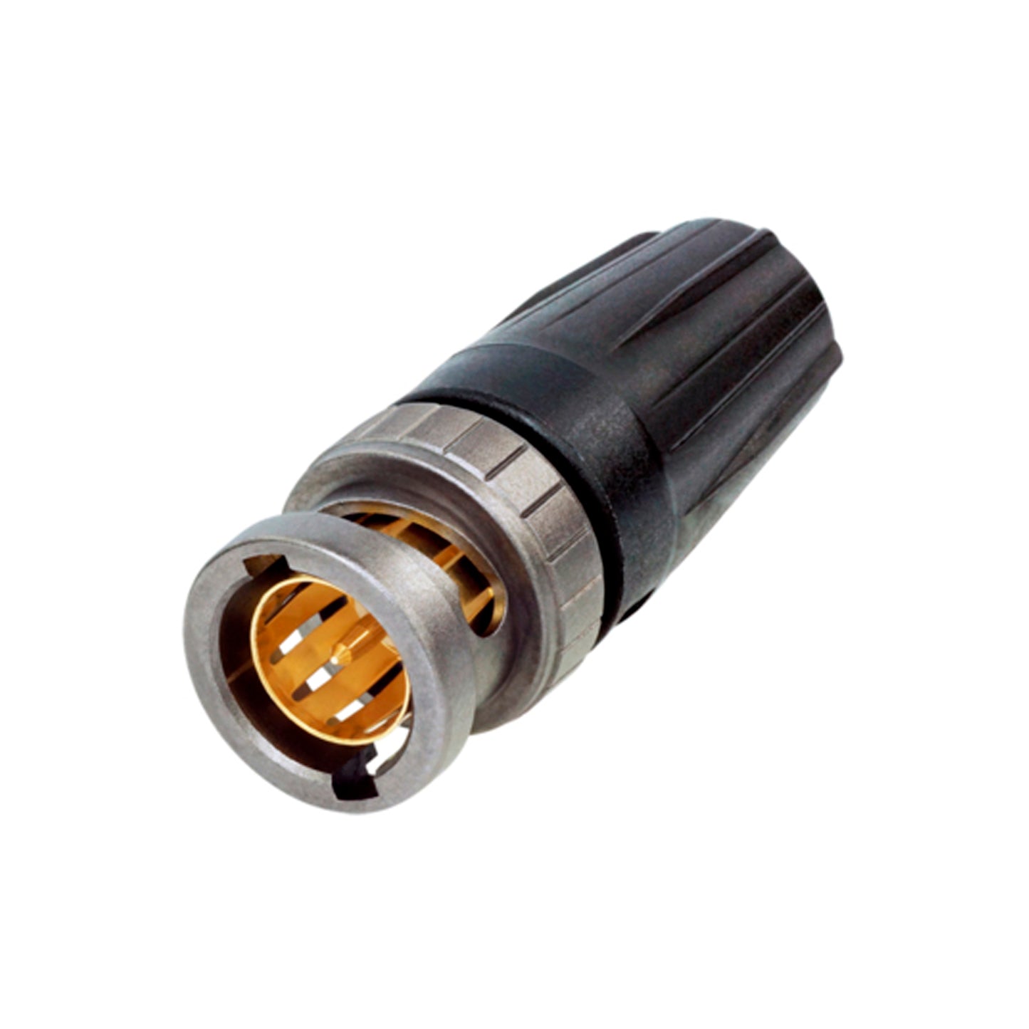 NEUTRIK® BNC UHD crimp-kištukas jungtis, tiesi, juodas