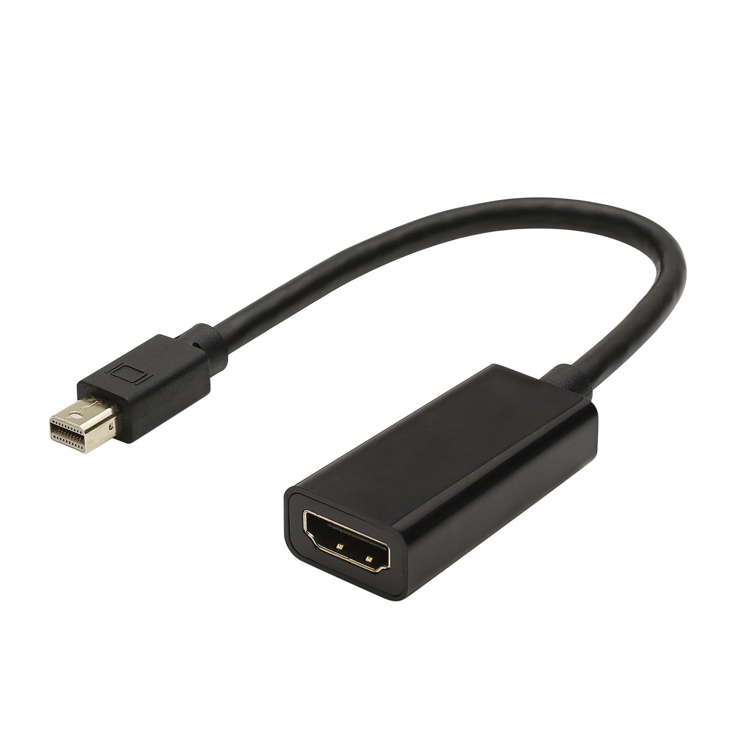Adapter cable | DisplayPort 1.4 mini kištukas/HDMI lizdas tiesi, juodas