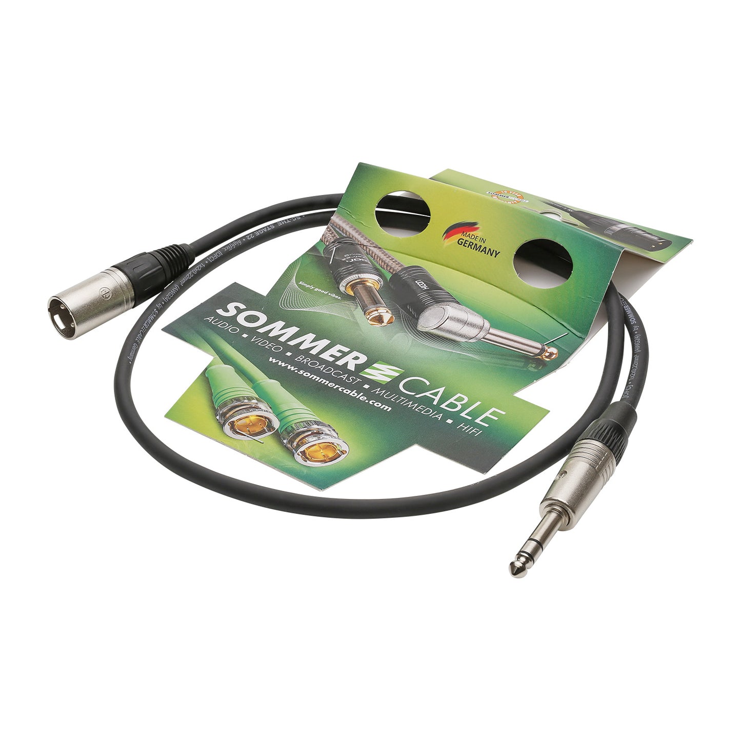 Mikrofono kabelis Stage 22 Highflex, 2 x 0,22 mm² | XLR / jack, NEUTRIK®