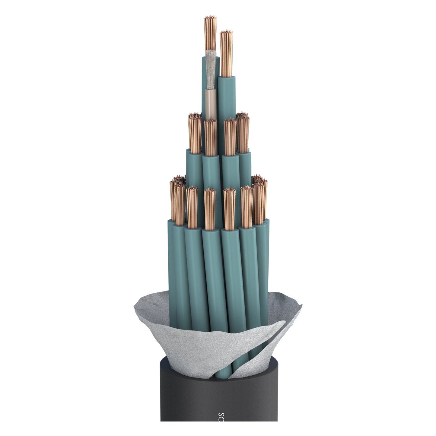 Garsiakalbių kabelis Elephant Robust SPM2440; 24 x 4,00 mm²; PVC Ø 26,00 mm; juodas - 200 m ritė