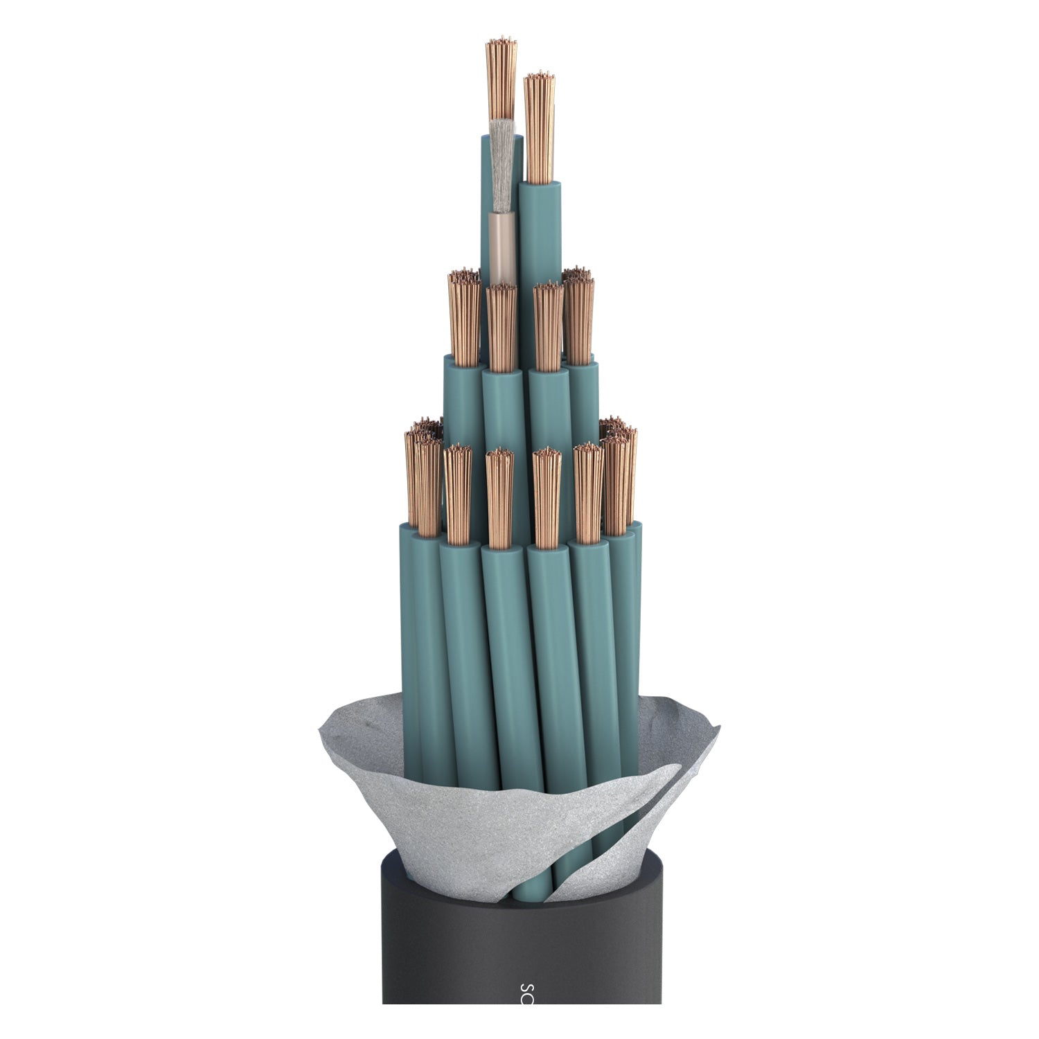 Garsiakalbių kabelis Elephant Robust SPM2440; 24 x 4,00 mm²; PVC Ø 26,00 mm; juodas - 200 m ritė