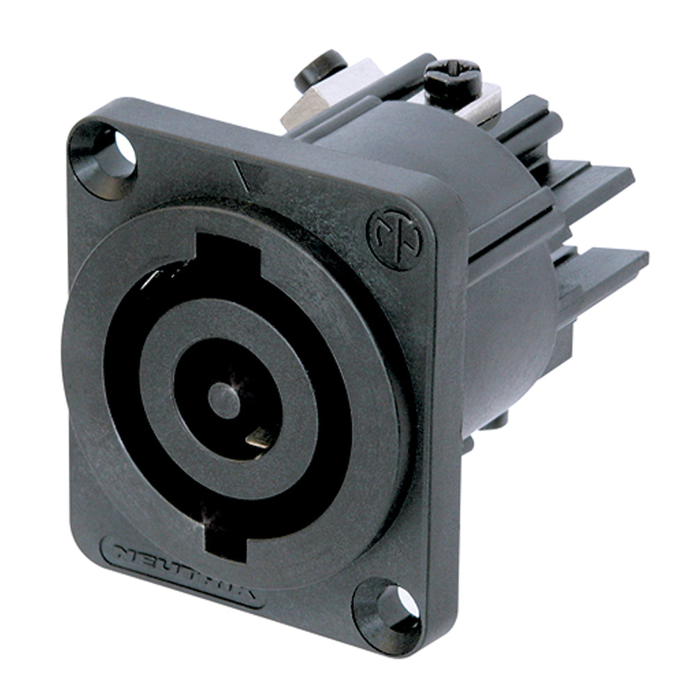 NEUTRIK® powerCON®, 3-pole , plastic-, prisukama-kištukas jungtis, sidabrinis plated contact(s), special, juodas