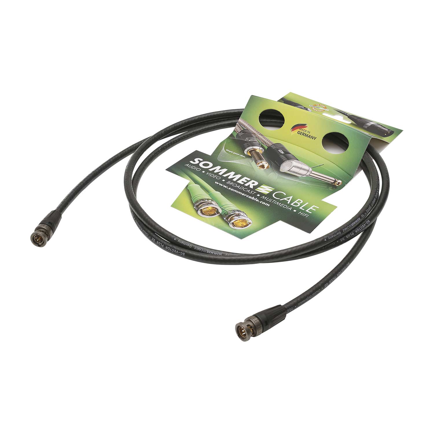 6g video patch cable SC-Vector PLUS 1.2/4.8 DZ, 1 x 0,88 mm² | BNC / BNC, NEUTRIK®