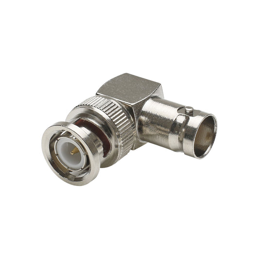 HICON Adapter | BNC kištukas/BNC lizdas kampinė, pilkas