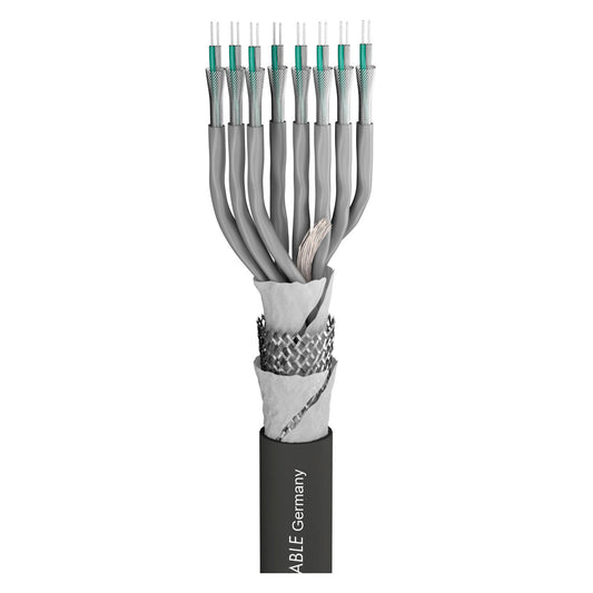 Multipair SC-Transfer AMCK; PUR Master-Blend; juodas | 2 x 0,14 mm² x number of pairs