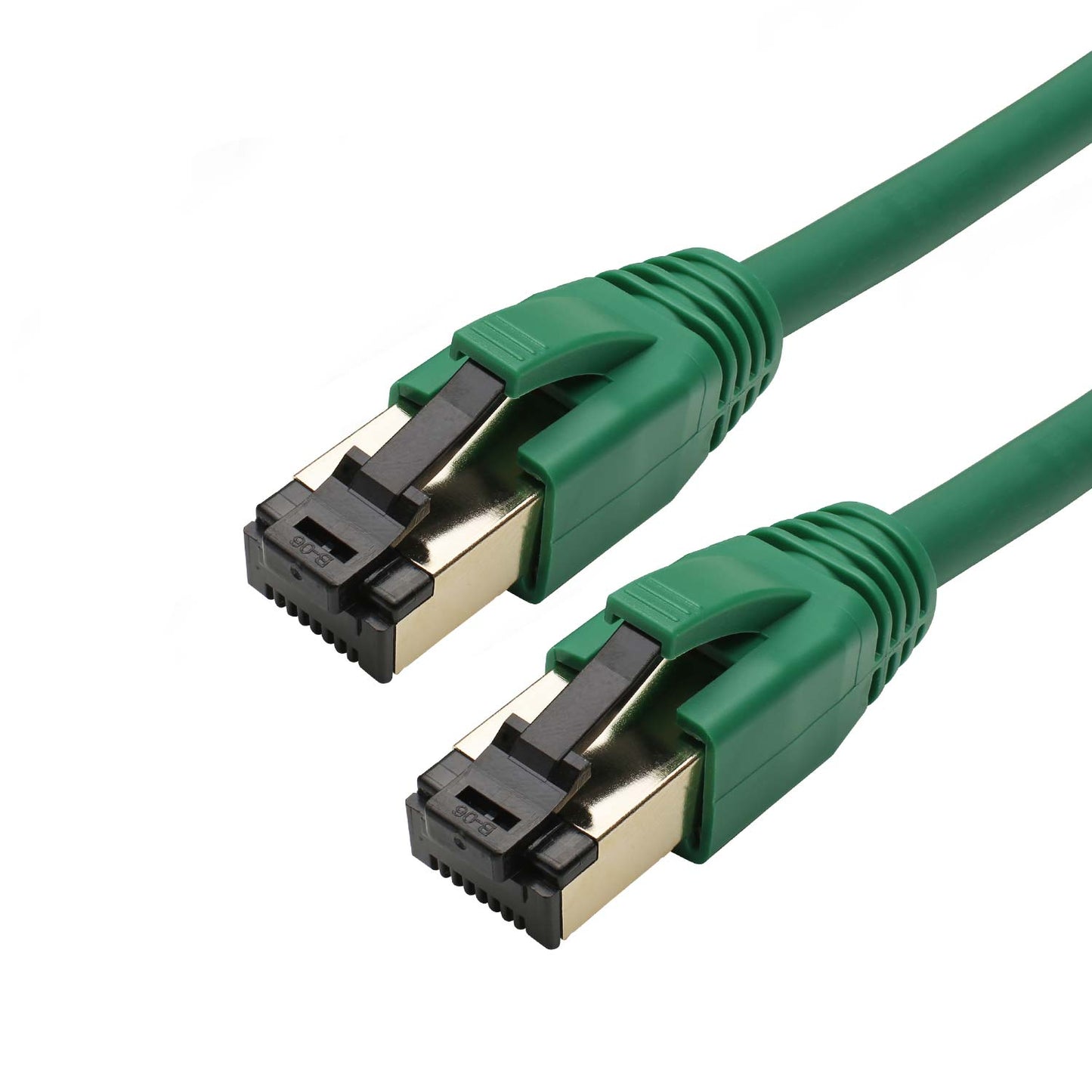 Cat.8.1 patch cable 2xRJ45 40Gbit/s 2000 MHz F/FTP