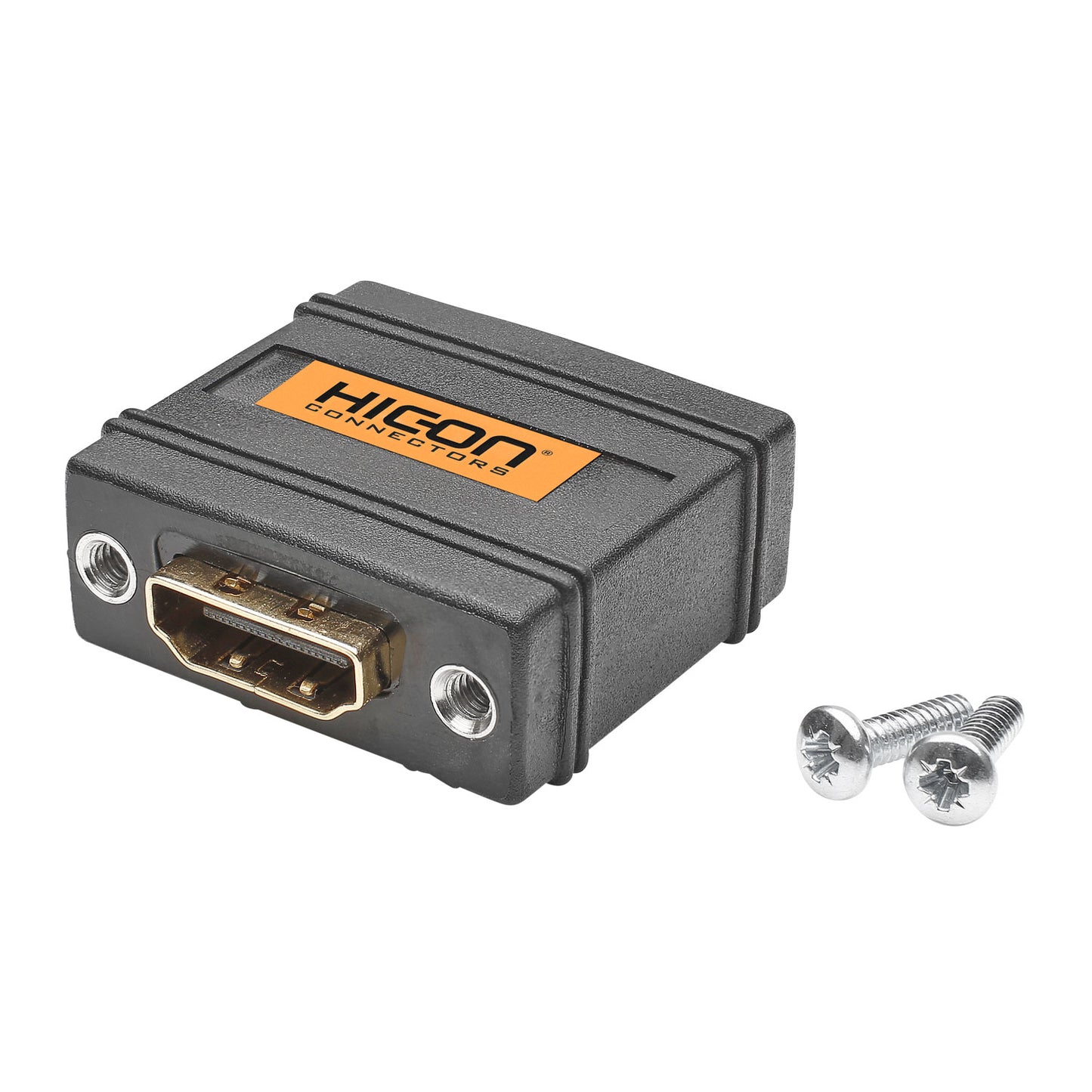 HICON Adapter | HDMI lizdas tiesi, juodas
