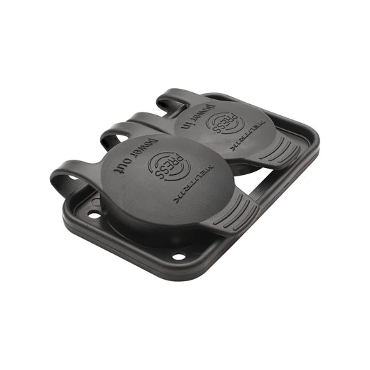NEUTRIK® Sealing cap, Duplex IP65, PU: 10 pcs. for powerCON® TRUE1 duplex panel jungtis, juodas