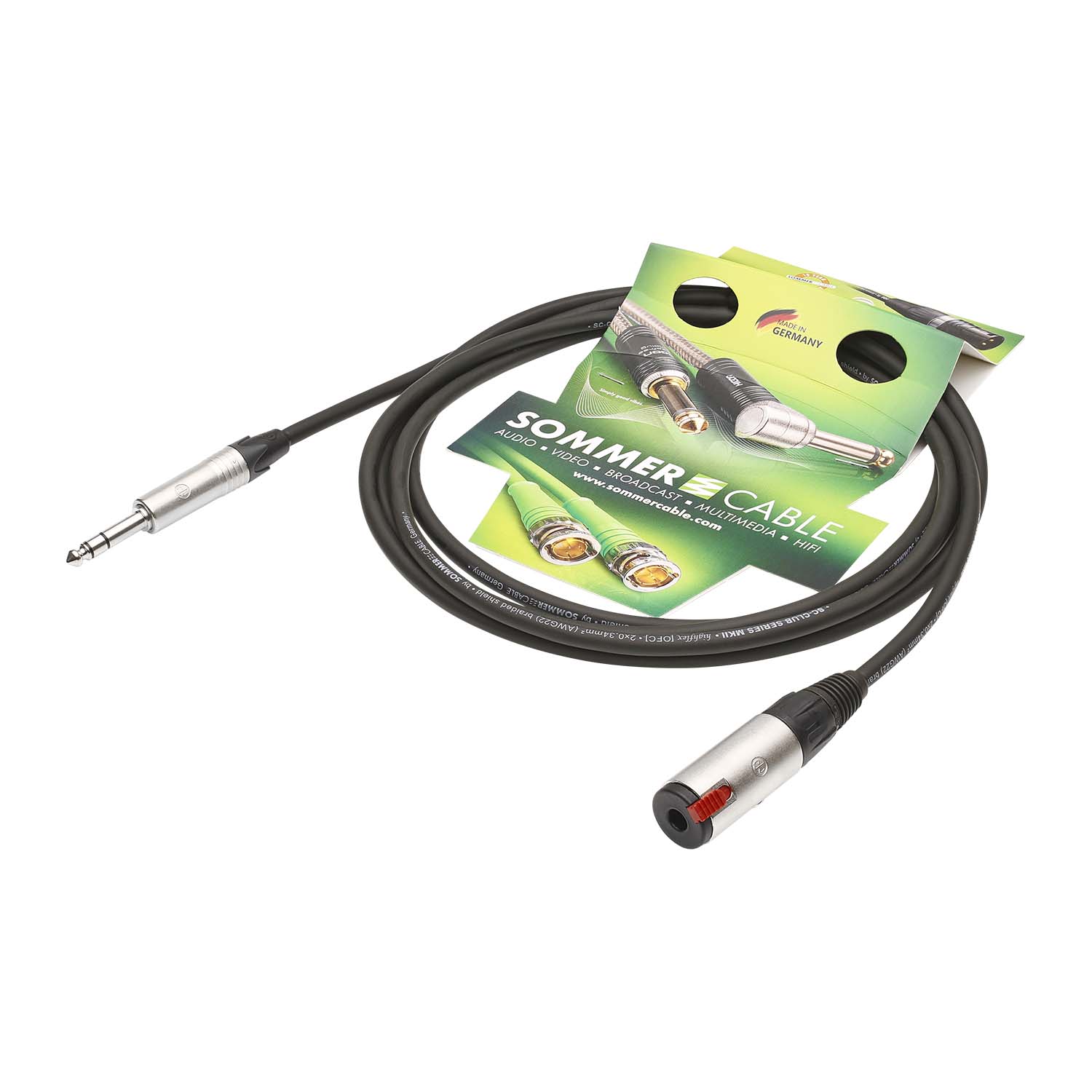 Patch cable Club Series MKII, 2 x 0,34 mm² | jack / jack, NEUTRIK®