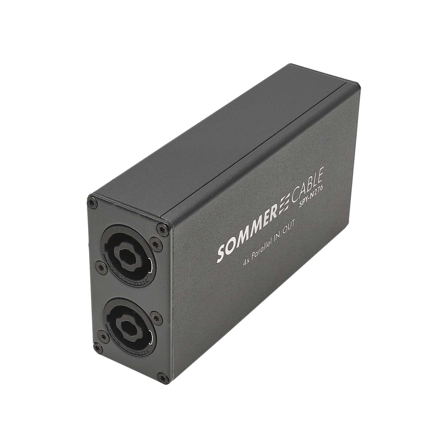 Adapter | speakON® NL4MP PARALLEL tiesi, pilkas