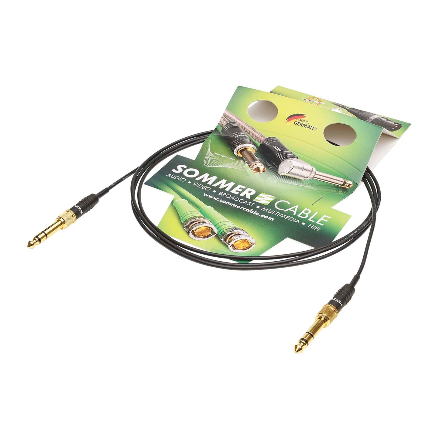 Mp3 player and headset cable SC-CICADA, 2 x 0,14 mm² | jack / jack, HICON