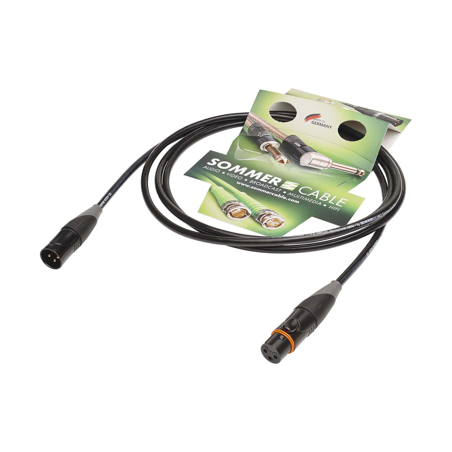 Mikrofono kabelis SC-AQUA MARINEX ARAMID MIKRO14, 2 x 0,14 mm² | XLR / XLR, HICON