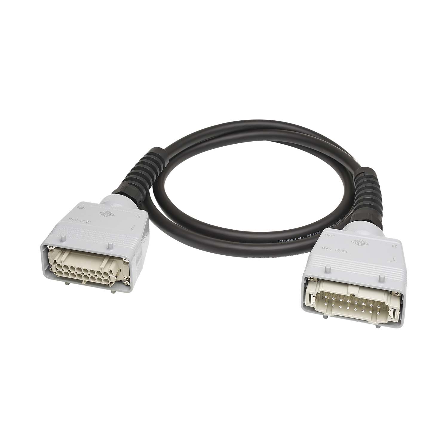 Sommer cable Power Distribution Systems , Multipin 1 x 16-pole female/Multipin 1 x 16-pole male; ILME