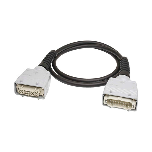 Sommer cable Power Distribution Systems , Multipin 1 x 16-pole female/Multipin 1 x 16-pole male; ILME