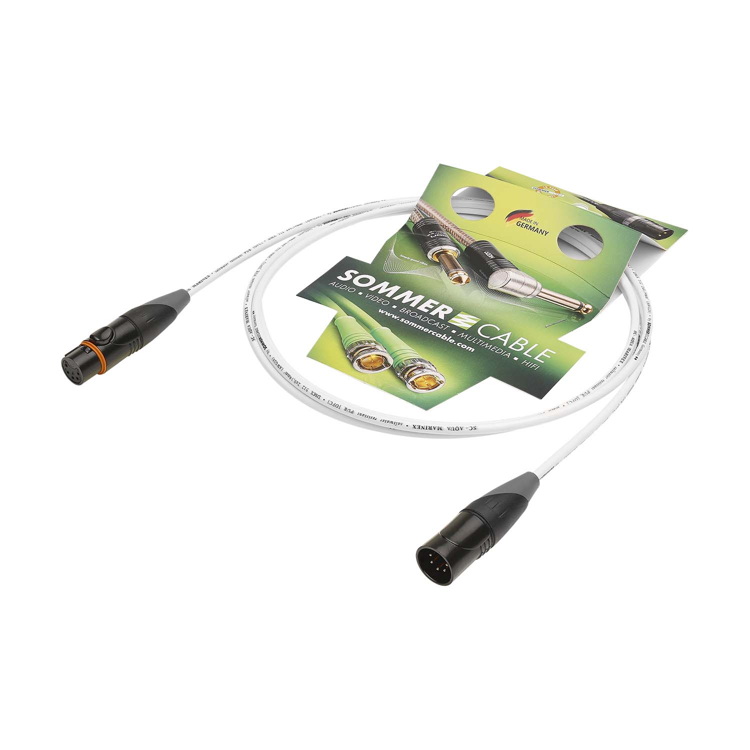 Mikrofono kabelis SC-AQUA MARINEX, 2 x 0,14 mm² | XLR / XLR, HICON