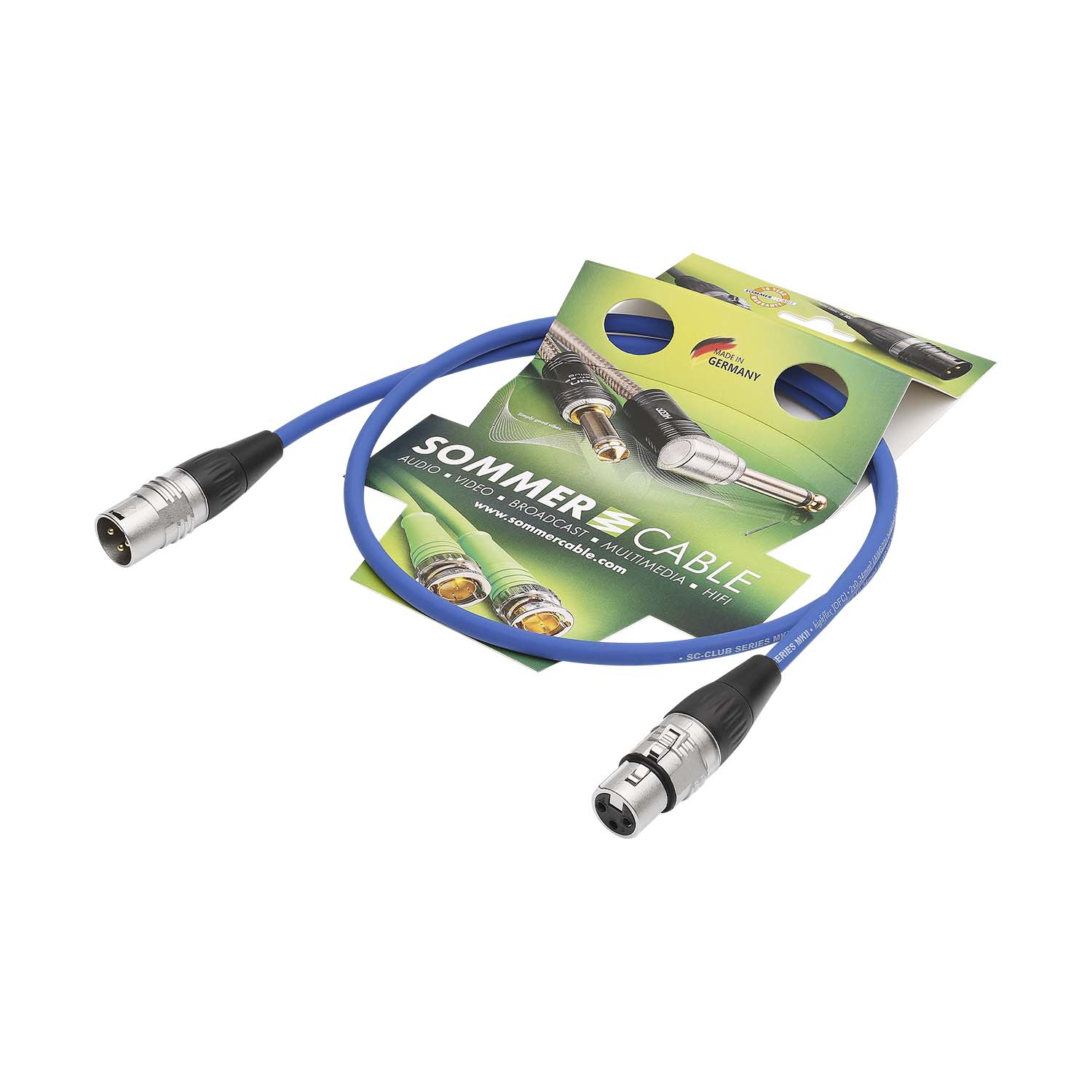 Mikrofono kabelis Club Series MKII, 2 x 0,34 mm² | XLR / XLR, HICON