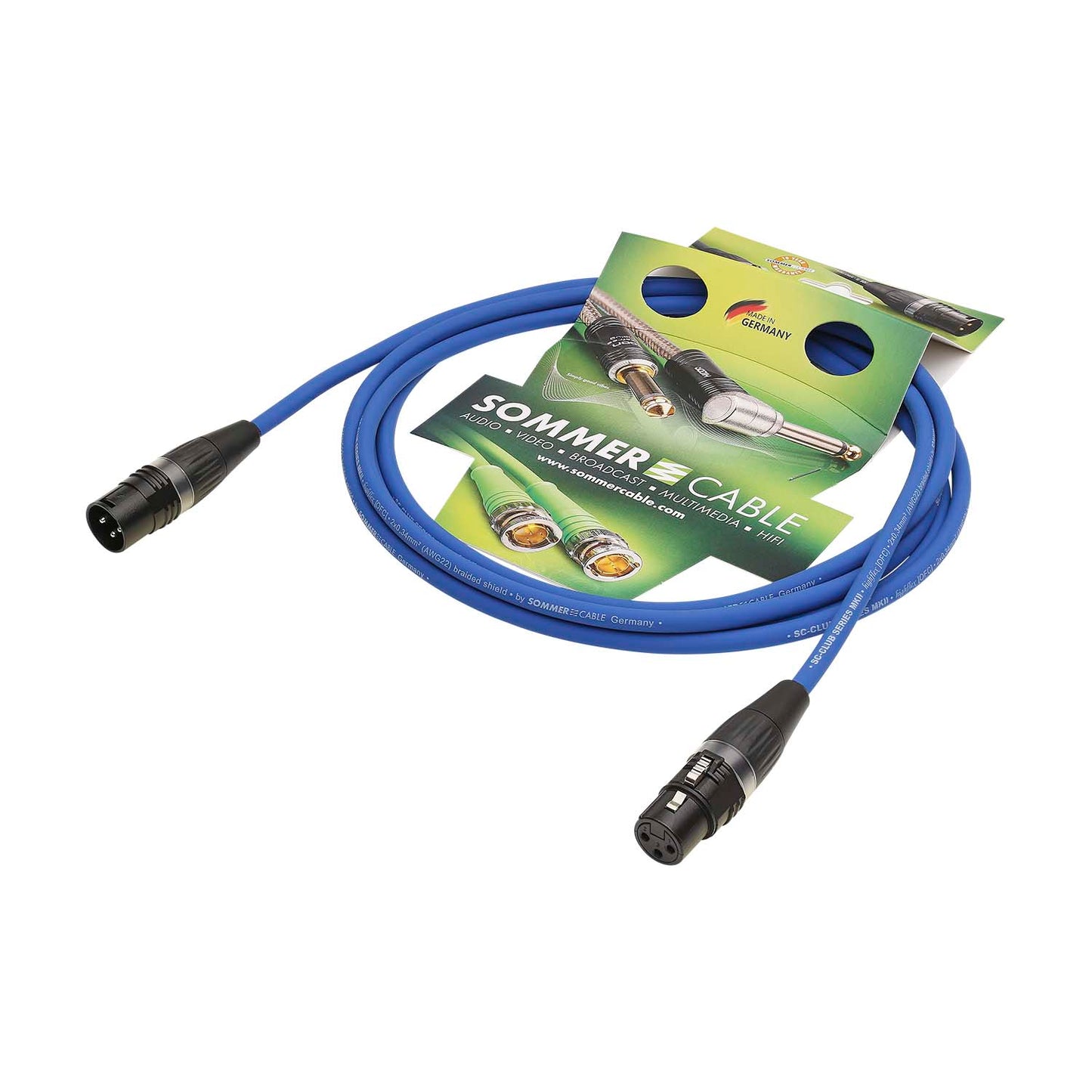 Mikrofono kabelis Club Series MKII, 2 x 0,34 mm² | XLR / XLR, HICON