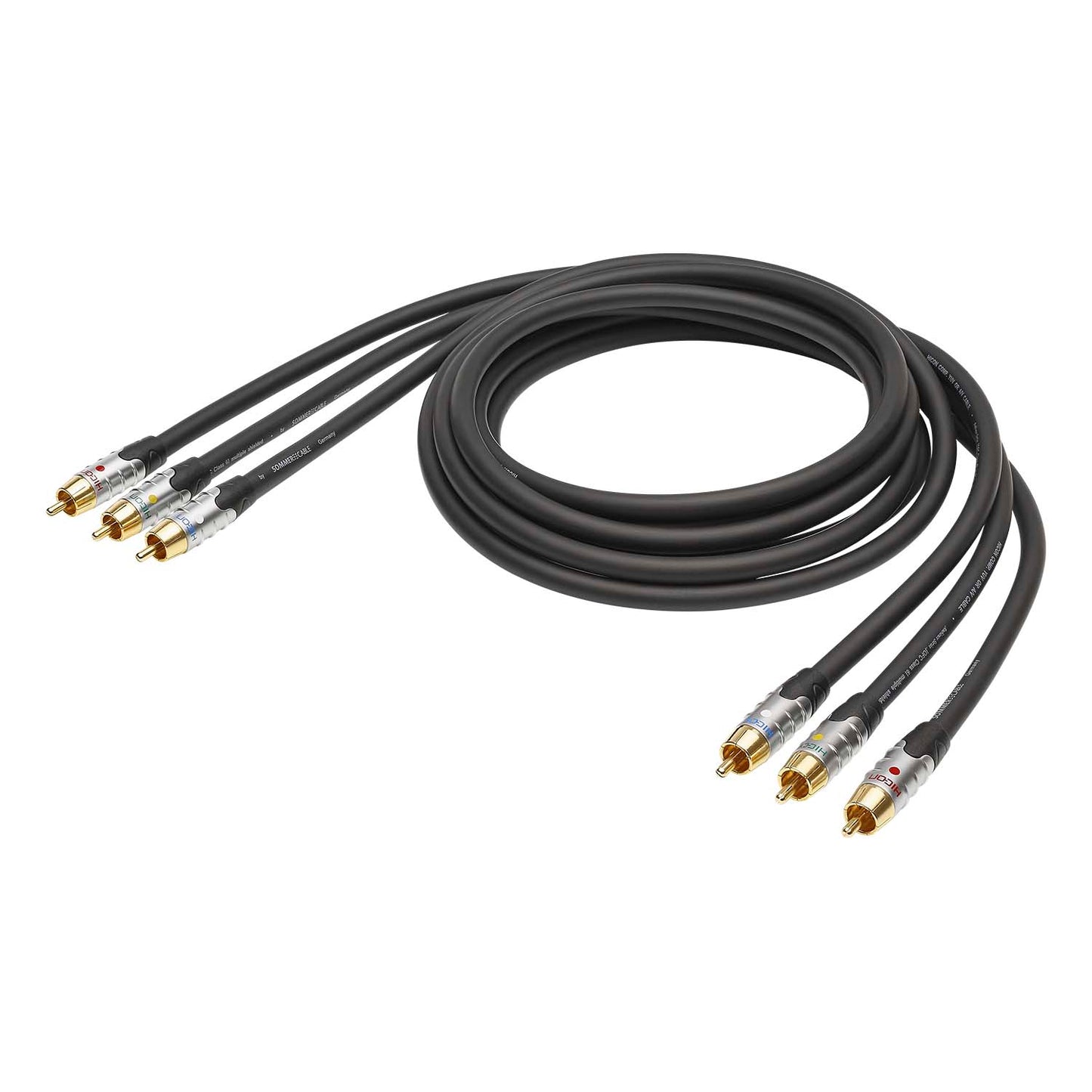 Yuv cable YUV / Component, 3 | RCA / RCA, HICON