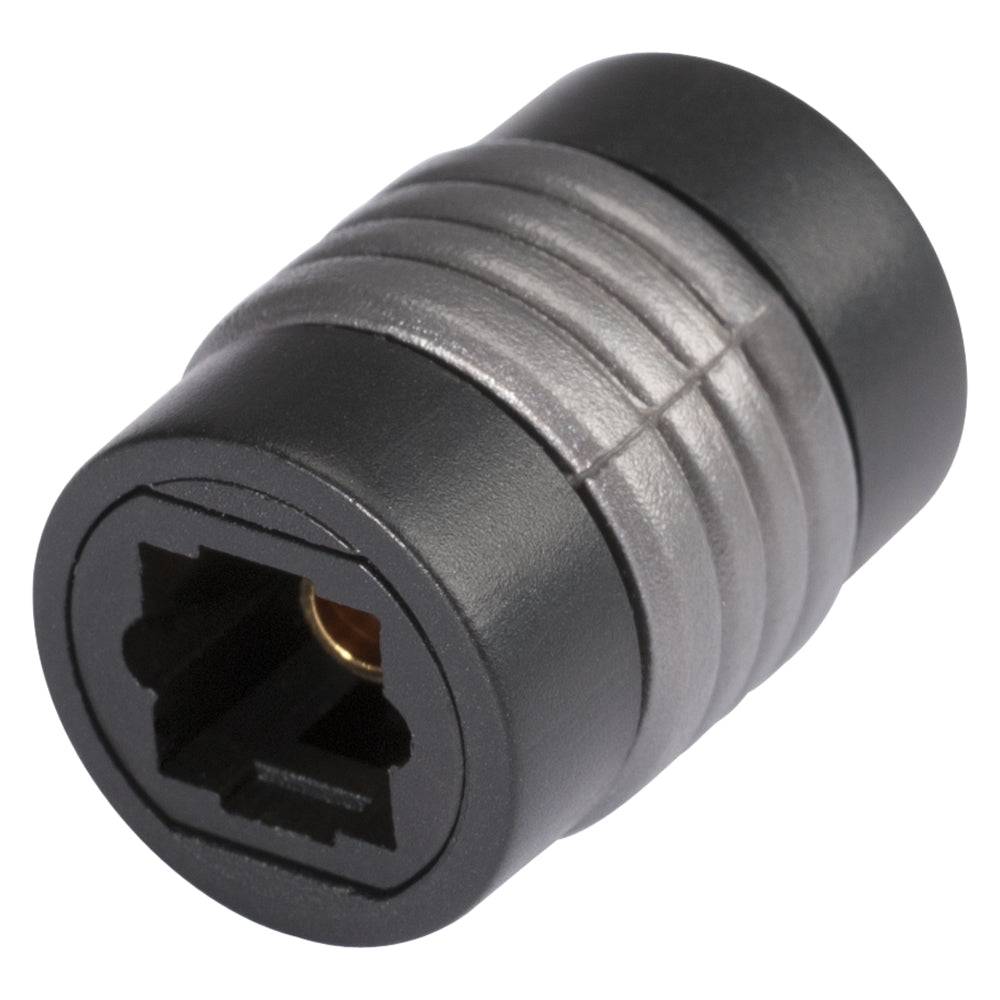 HICON Adapter | TOSLINK lizdas tiesi, juodas