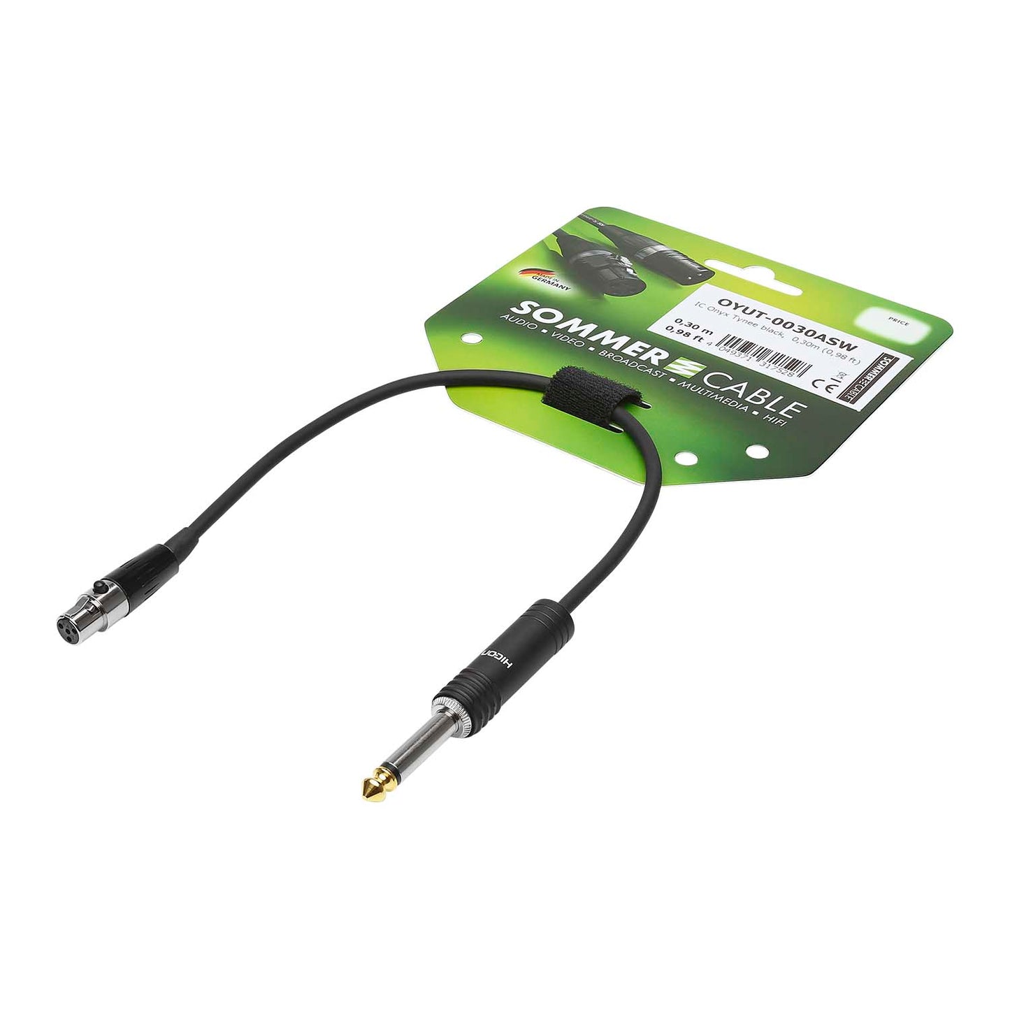 Guitar, 1 x 0,22 mm² | Mini-XLR / Jack, HICON