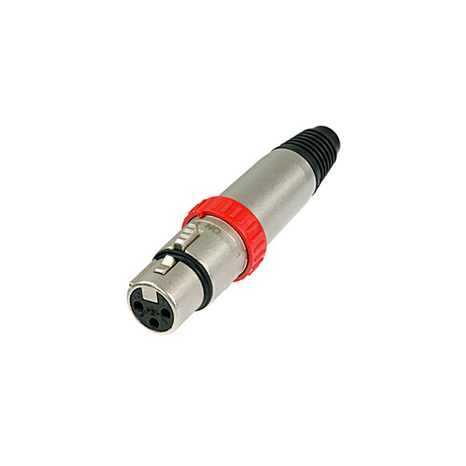 NEUTRIK® XLR, 3-pole , metal-, Soldering-lizdas jungtis, tiesi, nickel