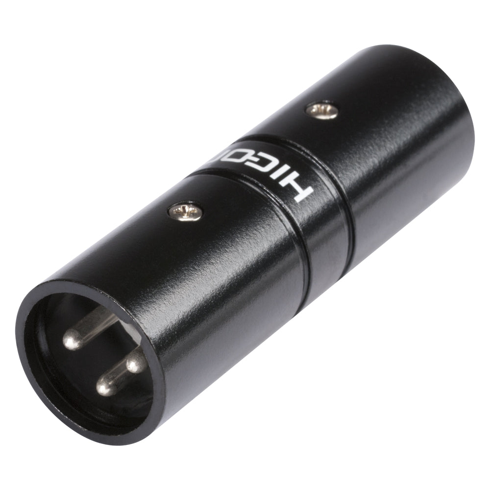 HICON Adapter | XLR 3-pole kištukas tiesi, juodas