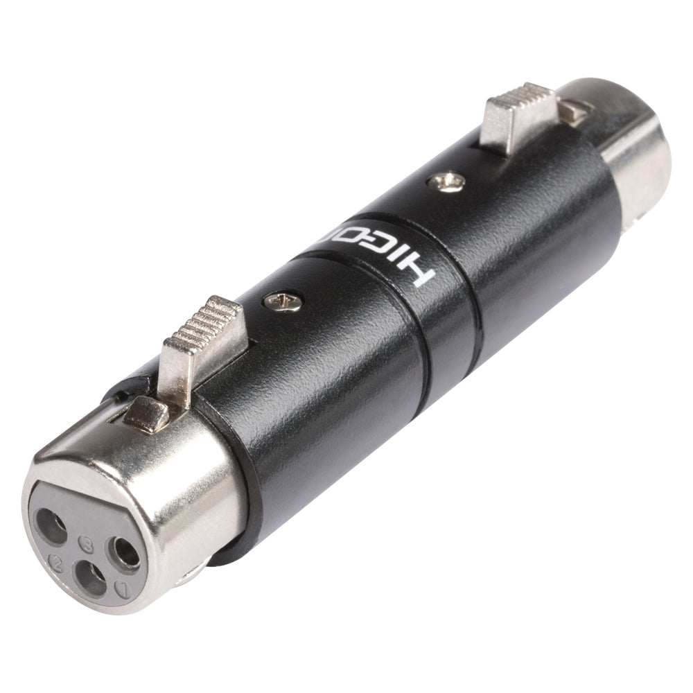 HICON Adapter | XLR 3-pole lizdas tiesi, juodas
