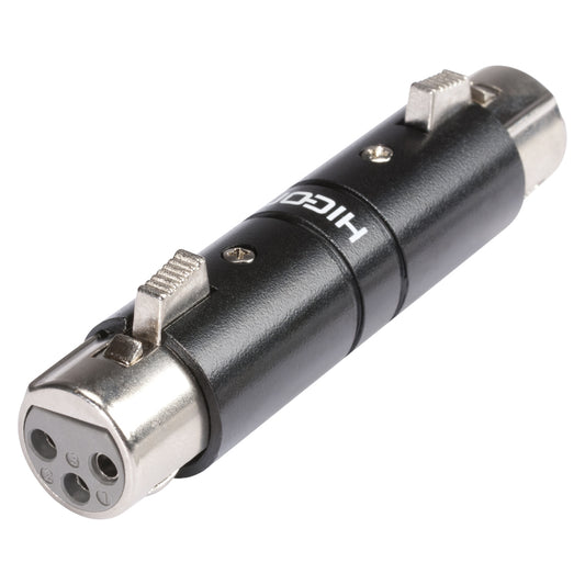 HICON Adapter | XLR 3-pole lizdas tiesi, juodas