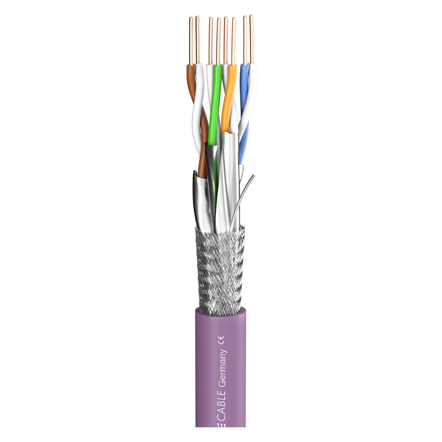 CAT.8.2 40Gbit/s 2000 MHz SC-Mercator, B2ca, GHMT, raudonas lilac