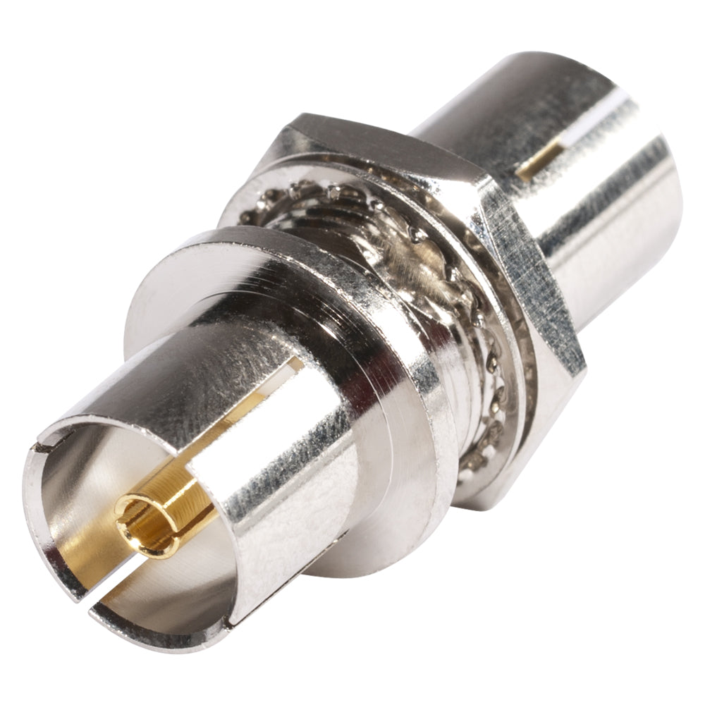 HICON Antenna, 2-pole , metal-, Patch-lizdas jungtis, gold plated contact(s), thread 1/2", chrome coloured