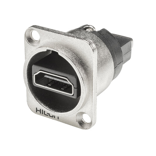 HICON HDMI, 19-pol , metal-, Patch-lizdas jungtis, gold plated contact(s), Type D, nickel