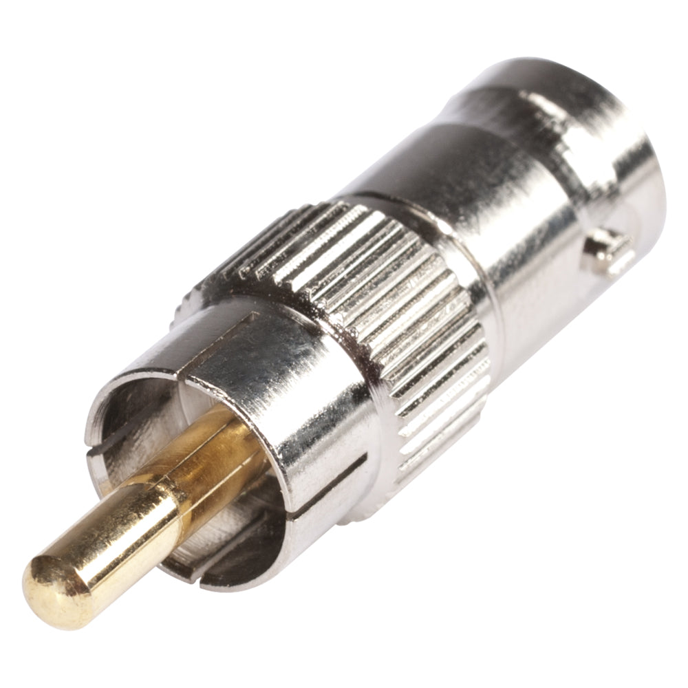 HICON Adapter | BNC 75 Ohm lizdas/RCA kištukas tiesi, pilkas