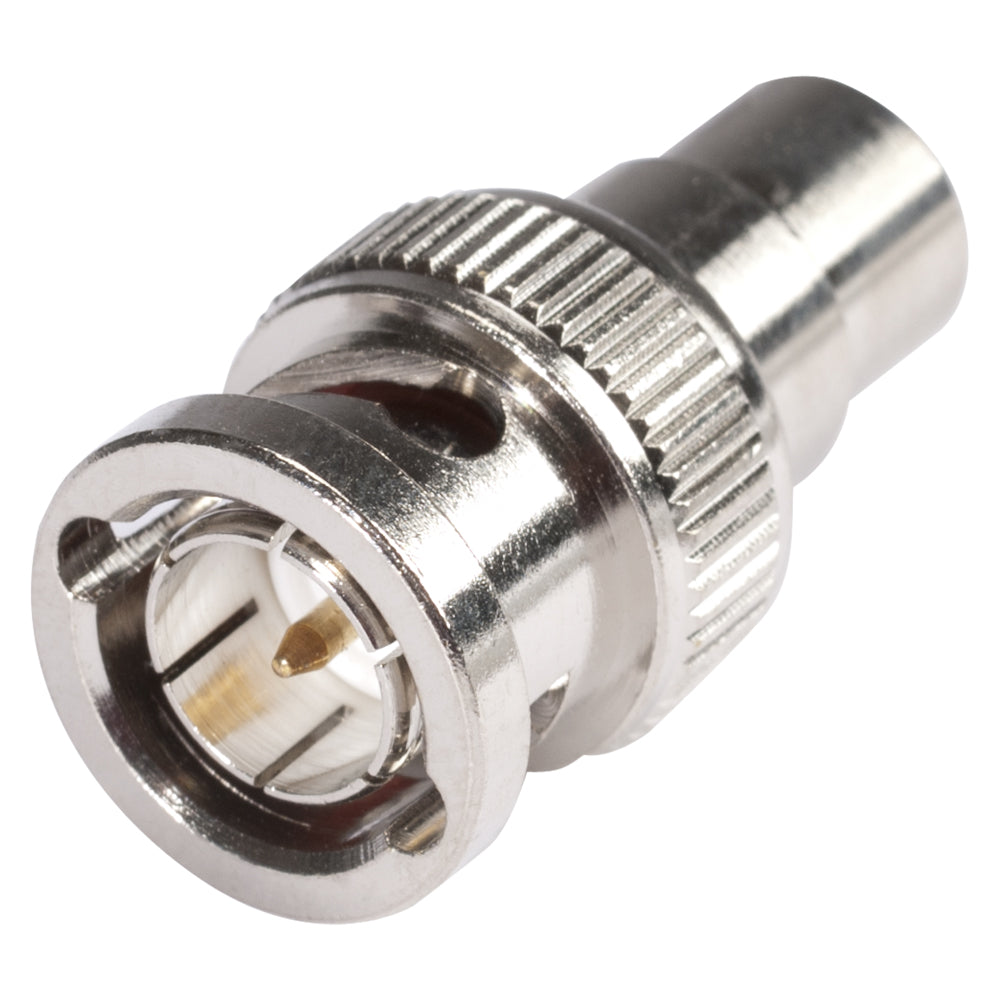 HICON Adapter | BNC kištukas/RCA lizdas tiesi, pilkas
