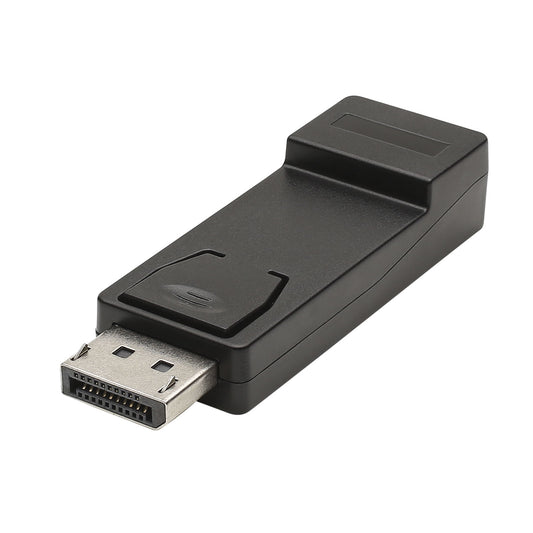 Adapter | HDMI lizdas/DisplayPort kištukas tiesi, juodas