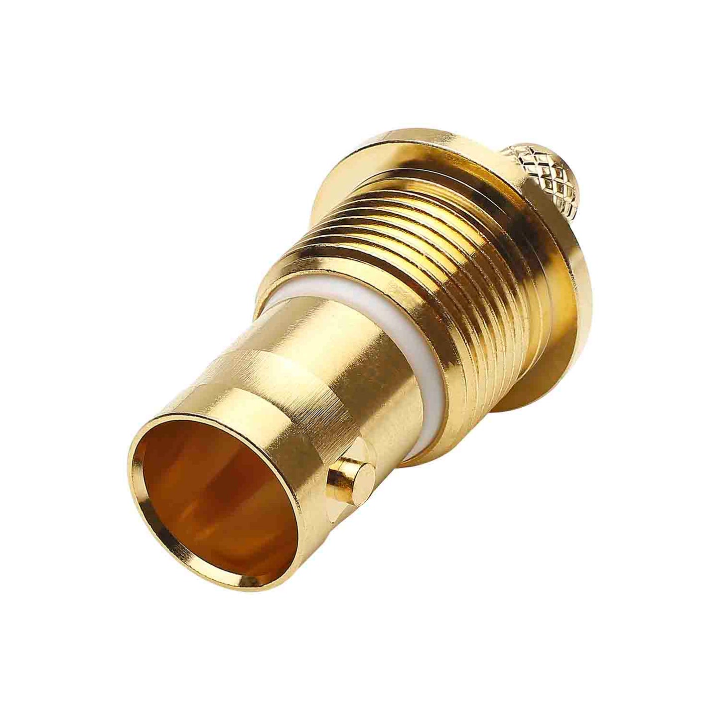 HICON BNC 12G-SDI crimp-lizdas jungtis, thread 1/2", sidabrinis