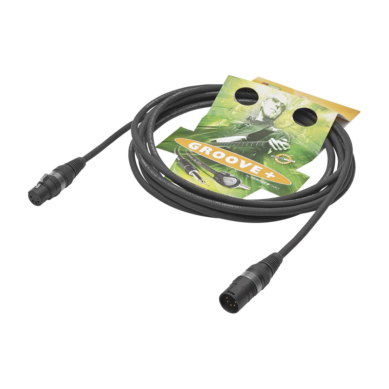 Aes / ebu / dmx512 Binary 234 AES/EBU MKII, 2 x 0,34 mm² | XLR / XLR, HICON