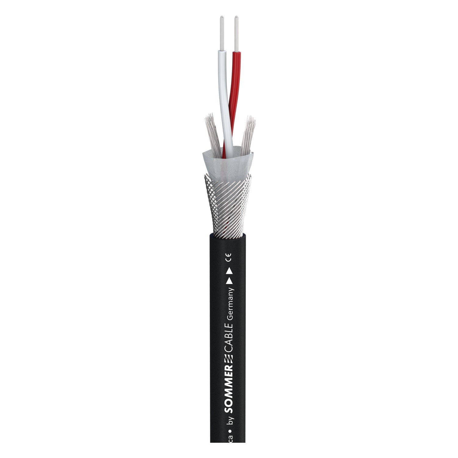 DMX Binary 234 AES/EBU MKII Cca; 2 x 0,34 mm²; FRNC Ø 5,80 mm; juodas - 500 m ritė