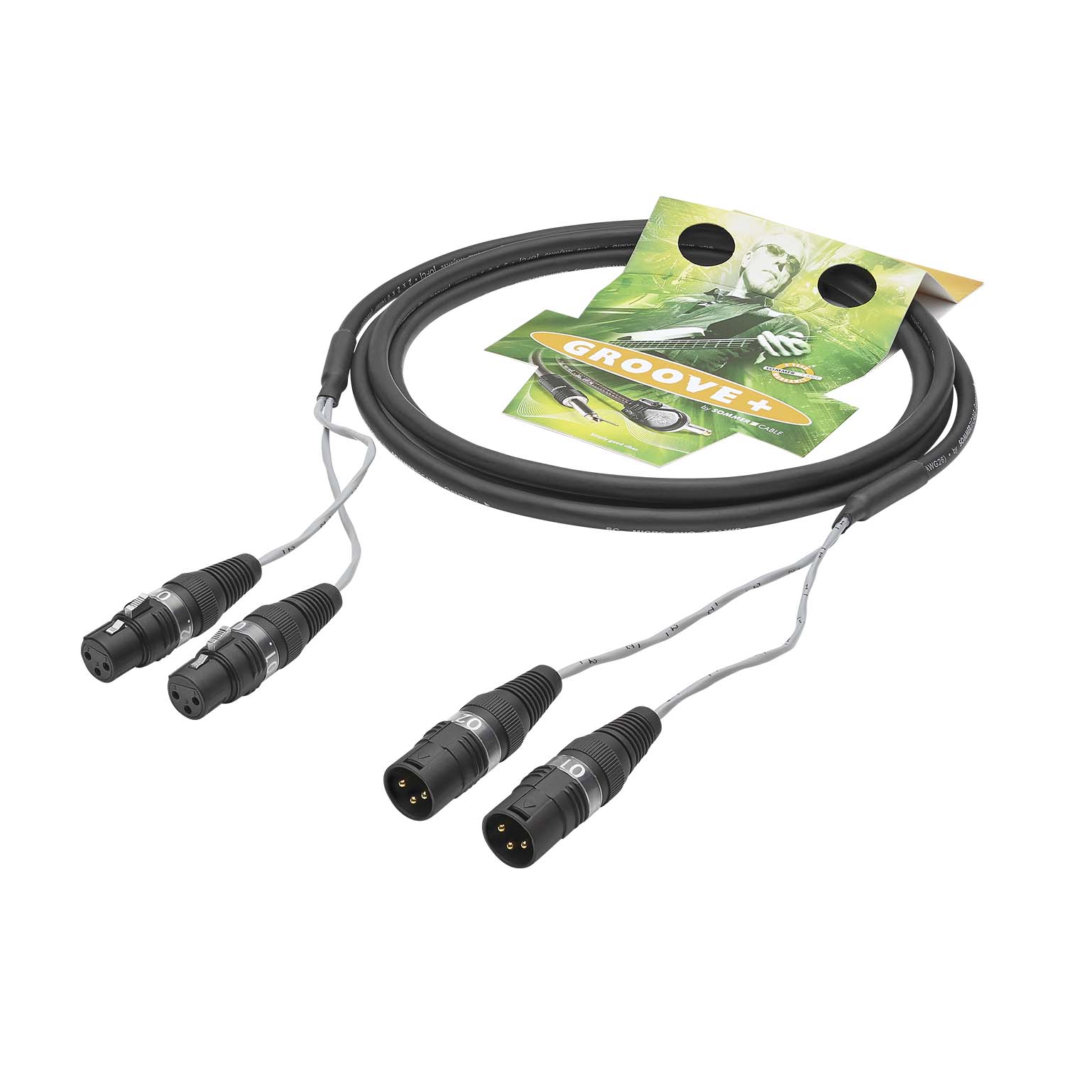 Mikrofono kabelis SC-MICRO DUO ARAMID, 2 x 0,14 mm² | XLR / XLR, HICON