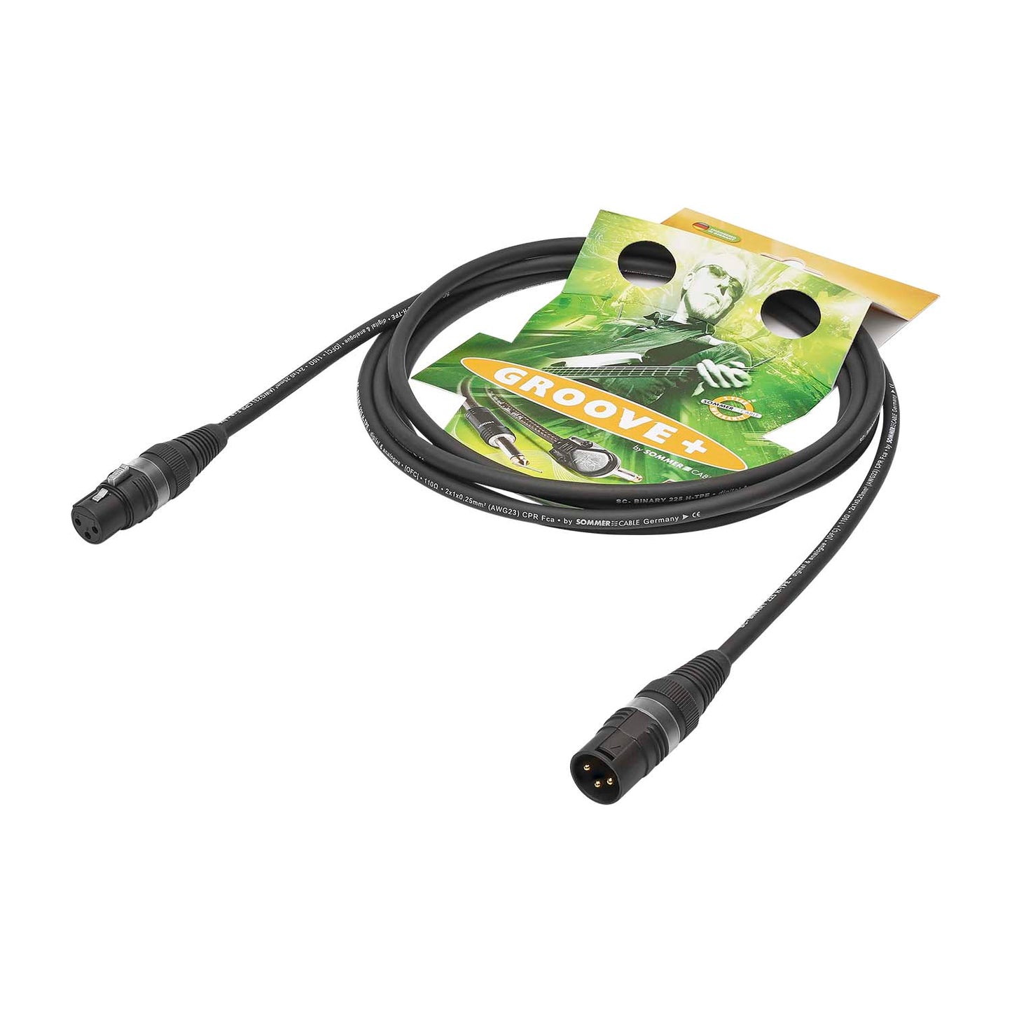 Aes / ebu / dmx512 SC-BINARY 225, 2 x 0,25 mm² | XLR / XLR, HICON